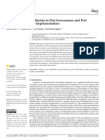 Role of Port Authority in Port Governance and PCS