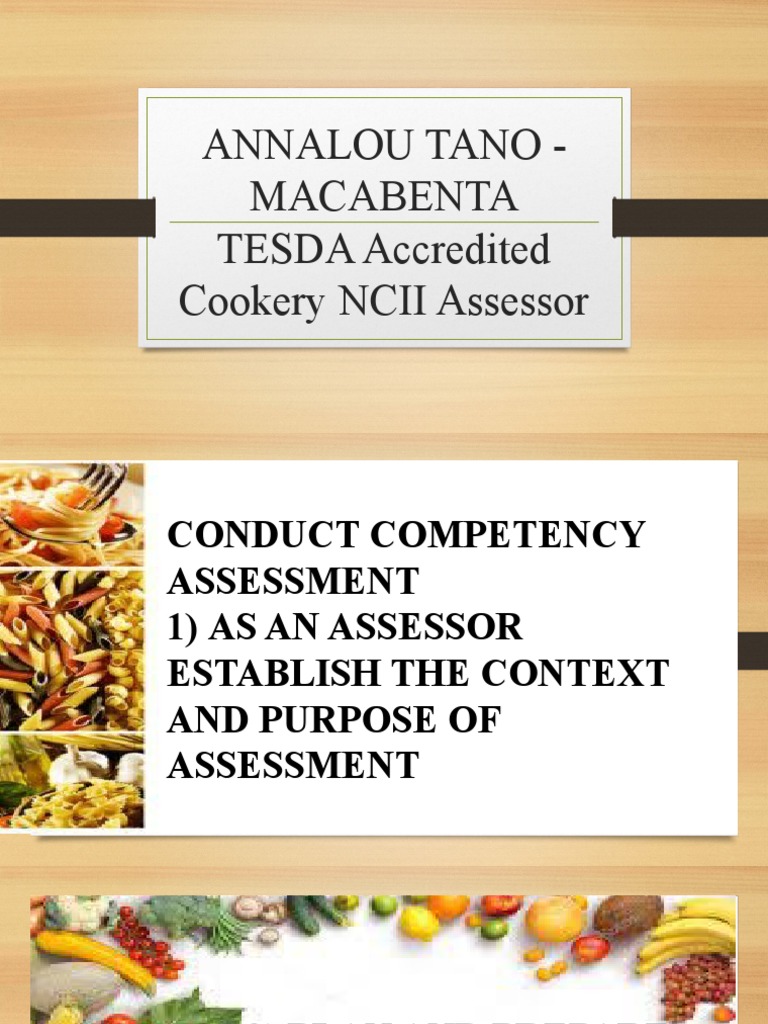 Cookery NCII Assessment Guidelines | PDF | Cooking | Salad
