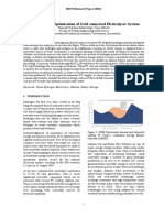 Modelling and Optimisation of Grid Connected Electrolyser System