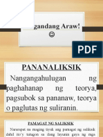 Fil1 Aralin 10 Pagbuo NG Unang Kabanata