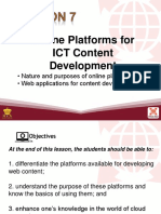 Online Platforms For ICT Content Development