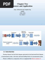 Chapter Two Sensors and Application: Dept. of Electrical and Computer Eng. Addis Ababa by Biruk T