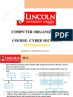 Computer Organization Course: Cyber Security: I/O Organisation