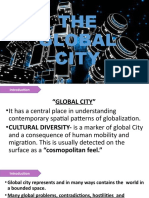 GLOBAL CITY: COSMOPOLITAN HUBS OF MOBILITY, DIVERSITY AND INNOVATION