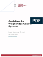 Guidelines Weighbridge Control Systems