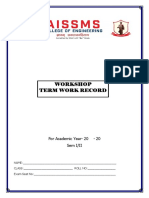 Workshop Term Book