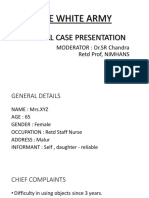 The White Army: Clinical Case Presentation