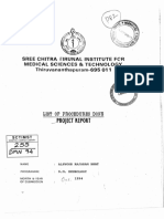 Rirunal FOR: Sree Chitra Institute Medical Sciences Technology Thiruvananthapuram-695 011