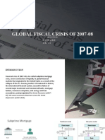 Slide 1: Global Fiscal Crisis of 2007-08