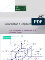 Stress, Strain and Equilibrium Relations: Deformation / Displacement