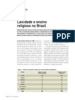 Laicidade e Ensinoreligioso No Brasil