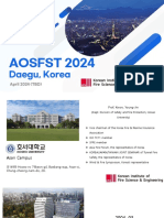 AOSFST 2024 Daegu Korea