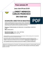 Solicitud de Pase Laboral