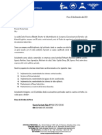 Carta de Presentacion - Referencias Comerciales