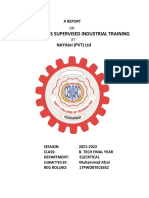 Muhammad Afzal Internship Report