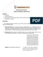 Formato Informe Lab Oratorio Procesos Biologicos I