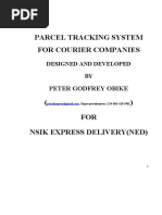 Parcel Tracking System For Courier Compa