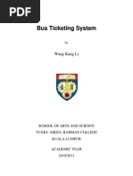 Bus Ticketing System