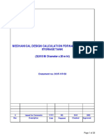 Design of Atmospheric Storage tank - API650