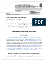 Atividade 4 - O Planejamento e Organização Da Prática Docente