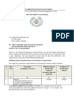 MINI Competition RFQ ICT No 13