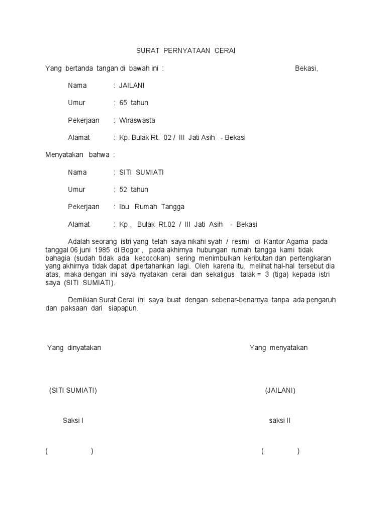 Contoh Surat Keterangan Bukti Pekerjaan Orang Tua - Surat Box