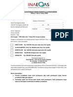 Form Pendaftaran Inaeqas 2022 - Form-Sekr-002