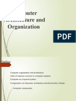 Computer Architecture and Organization