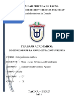 Dimensiones de La Argumentación Jurídica