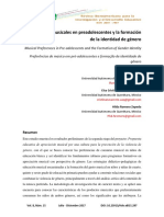 Preferencias Musicales en Preadolescentes y La Formación de La Identidad de Género