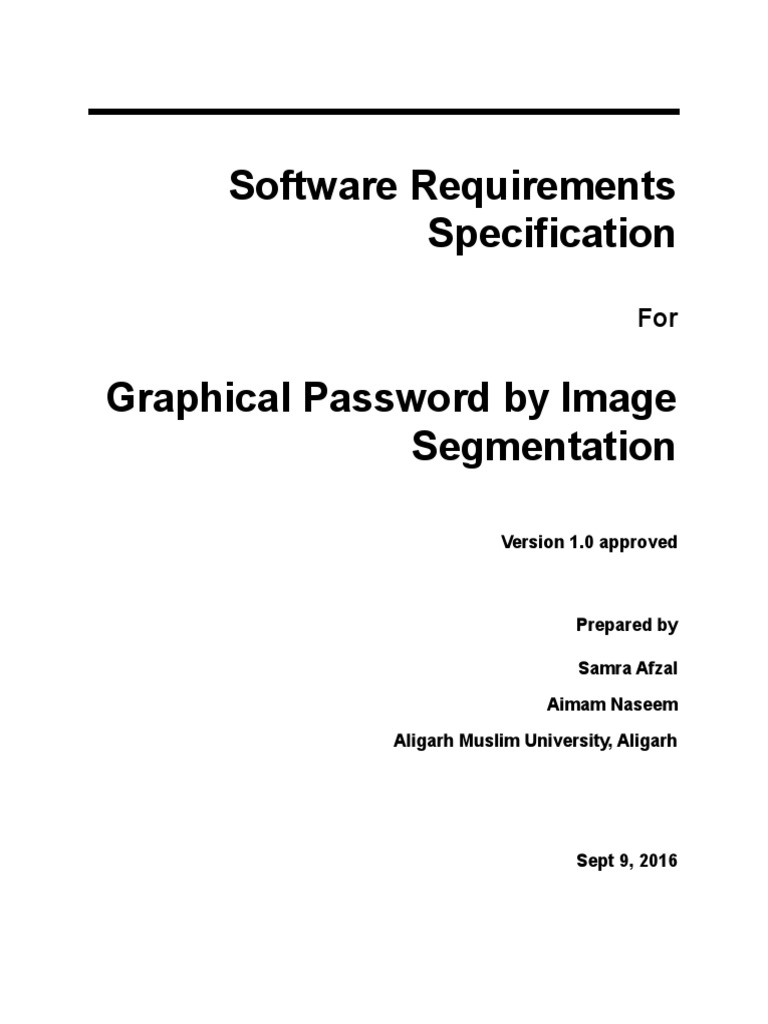 Samra - Graphical Passwords | PDF | Password | Software Testing