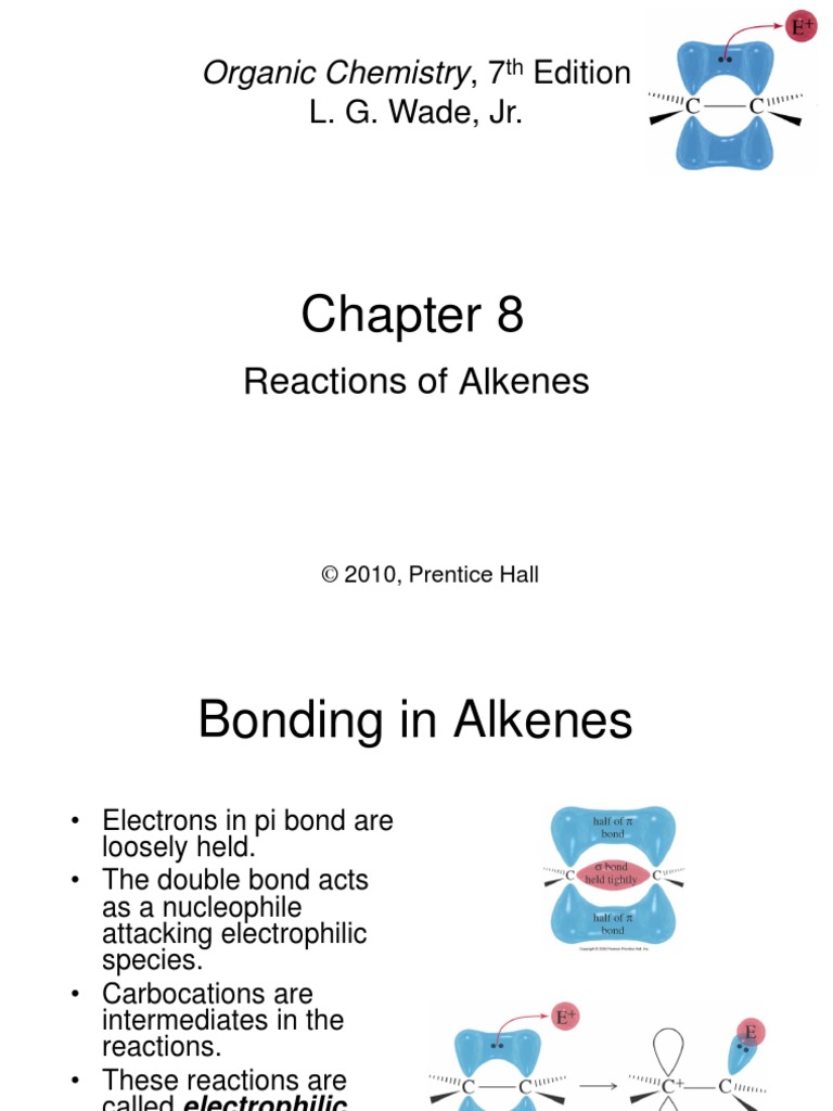 Reactions of Alkenes: Organic Chemistry, 7 | PDF | Alkene | Chemistry
