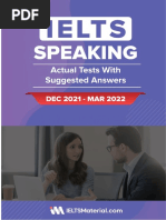 IELTS-Speaking DEC-MARCH