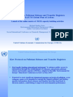 The Protocol On Pollutant Release and Transfer Registers and SAICM Global Plan of Action