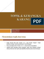 Topik & Kerangka Karangan