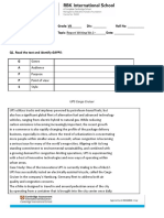 Name: - Grade: VII - Div: - Roll No: - Subject: English Scaffolding Topic: Report Writing Ws 1 - Date