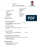 Topógrafo José Jaramillo CV