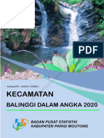Kecamatan Balinggi Dalam Angka 2020