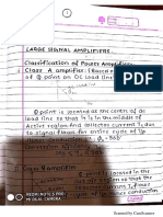 Large Signal Amplifiers