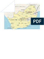 mappa sudafrica