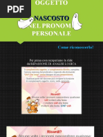 Pronomi Personali Come Complemento Oggetto