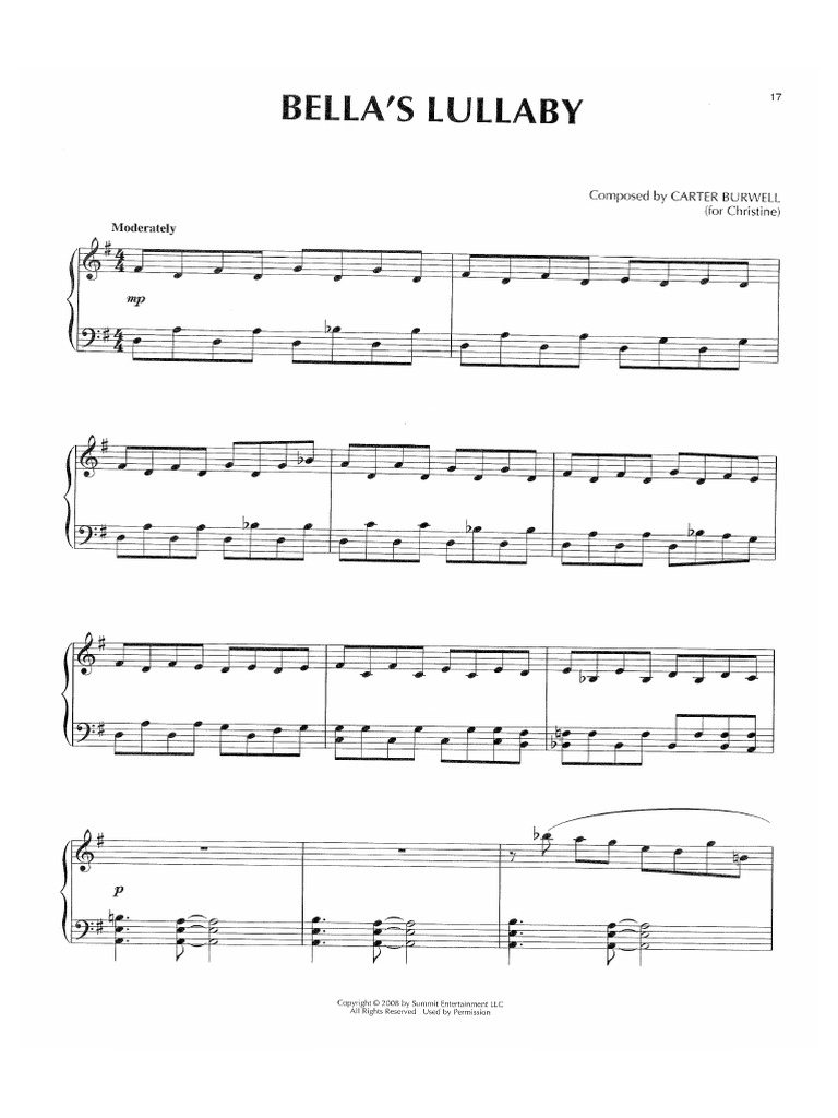 Bellas Lullaby | PDF