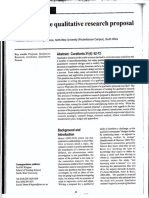 The Qualitative Research Proposal Klopper 2008
