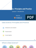 Data Science: Principles and Practice: Lecture 1: Introduction