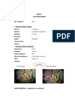 Contoh Sayatan Tipis Mineral Dan Sifat Fisiknya