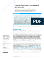 Automatic Identification of Species With Neural Networks: Andr Es Hern Andez-Serna and Luz Fernanda Jim Enez-Segura