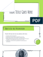 Green Doodles Presentation Template