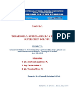 PROYECTO LEGISLACIÓN EDUCATIVA AGRUPACION CHUTURUBISES 2011