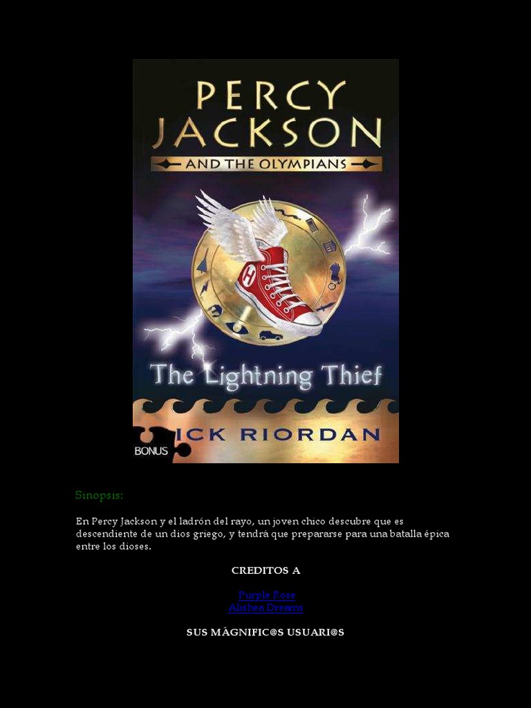 El ladrón del rayo (Percy Jackson y los dioses del Olimpo 1) (Tapa blanda)  · Más de 12 · El Corte Inglés