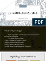 Pyschological Self